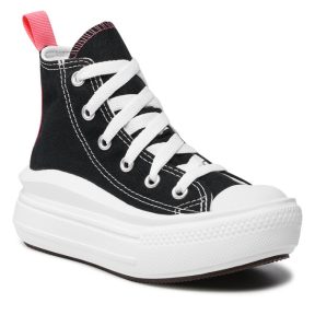 Sneakers Converse Ctas Move Hi 371527C Black/Pink Salt/White